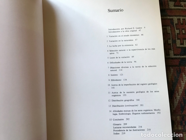 Libros de segunda mano: El origen de las especies. Charles Darwin. Ilustrado. Versi&oacute;n abreviada. C&iacute;rculo de lectores - Foto 5
