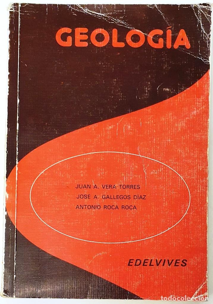 GEOLOGIA. JUAN A. VERA TORRES. EDELVIVES 1989. (Libros de Segunda Mano - Ciencias, Manuales y Oficios - Paleontología y Geología)