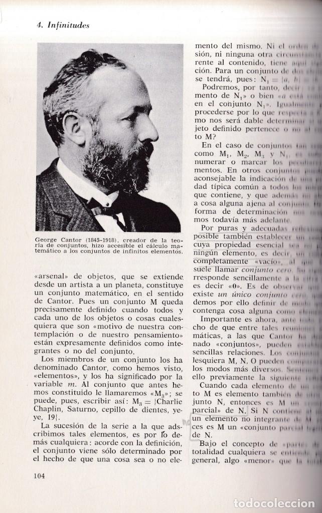 Libros de segunda mano de ciencias: EL LIBRO DE LA MATEMATICA MODERNA - WALTER R. FUVHS - EDICIONES OMEGA 1968 - Foto 7