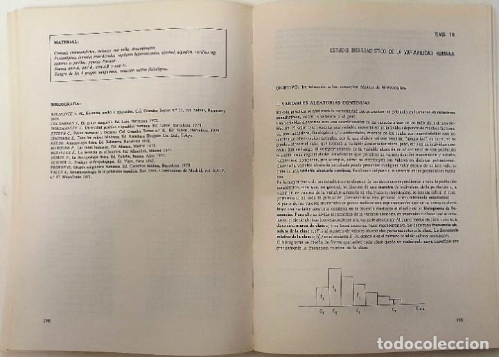 Libros de segunda mano: PRACTICAS DE BIOLOGIA. FONTALBA 1978. - Foto 4