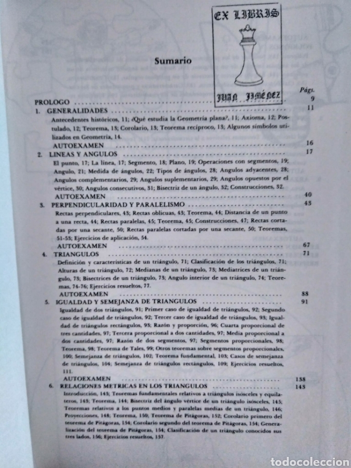 Libros de segunda mano de ciencias: Geometr&iacute;a sin esfuerzo / Manuel S&Aacute;NCHEZ SORDO - Foto 3