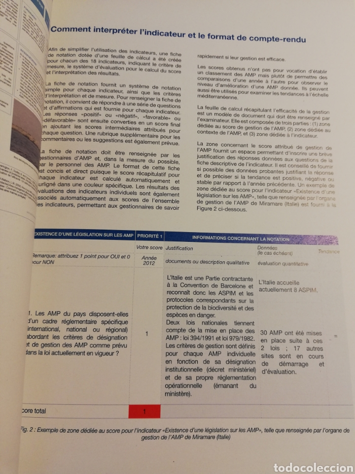 Libros de segunda mano: GUIDE POUR L&Eacute;VALUATION RAPIDE DE LA GESTION DES AMP M&Eacute;DITERRAN&Eacute;ENNES - Foto 9