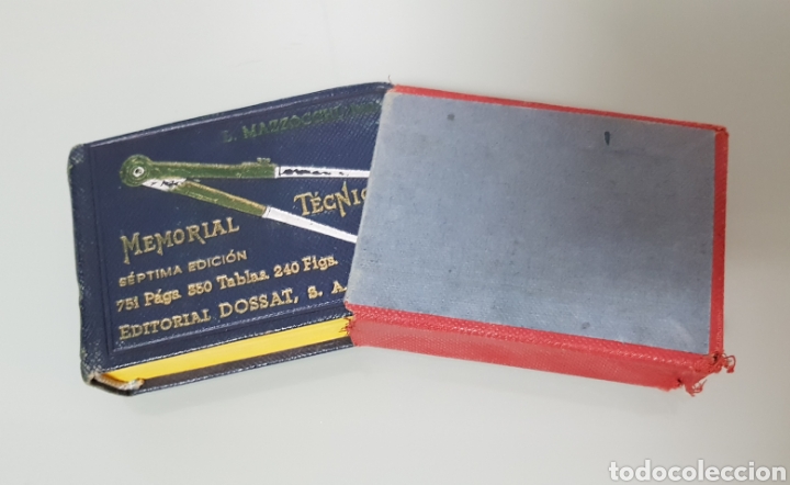 Libros de segunda mano de ciencias: MEMORIAL T&Eacute;CNICO MAZZOCHI ING. 7&ordf; EDICI&Oacute;N EDITORIAL DOSSAR 1955 CON FUNDA