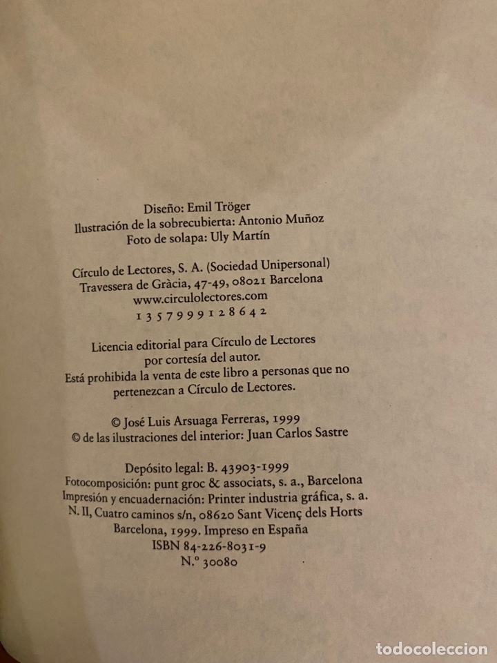 Libros de segunda mano: EL COLLAR DEL NEANDERTAL | Juan Luis Arsuaga - Foto 3