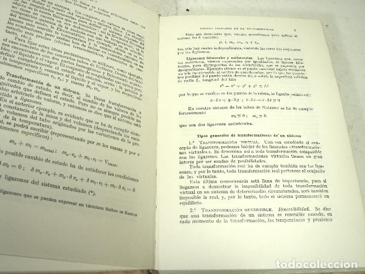 Libros de segunda mano de ciencias: TERMODINAMICA APLICADA -2&ordf; EDICION -EDIT: LABOR S.A 1945 -M. LUCINI - LIBRO - Foto 7