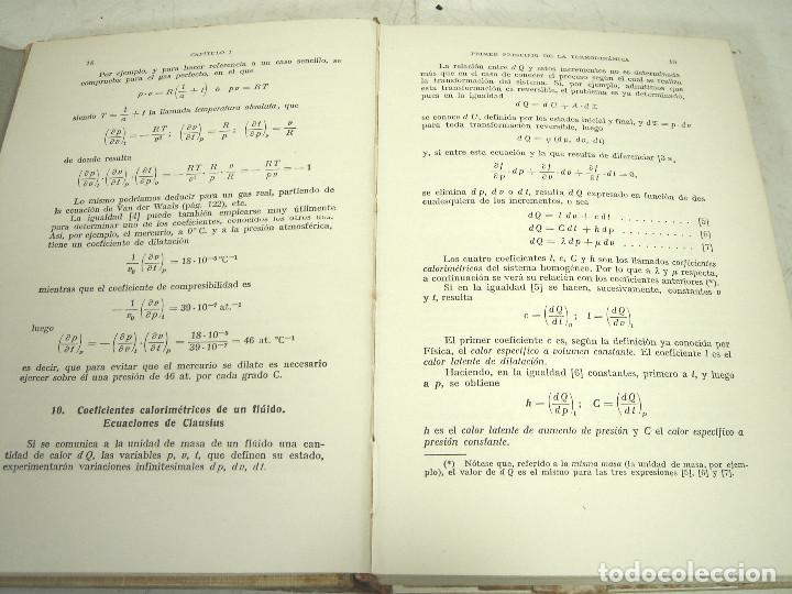 Libros de segunda mano de ciencias: TERMODINAMICA APLICADA -2&ordf; EDICION -EDIT: LABOR S.A 1945 -M. LUCINI - LIBRO - Foto 8