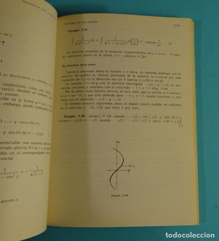 Libros de segunda mano de ciencias: FUNCIONES DE UNA Y VARIAS VARIABLES. VOL. 2. THOR A. BAK / JONAS LICHTENBERG - Foto 3