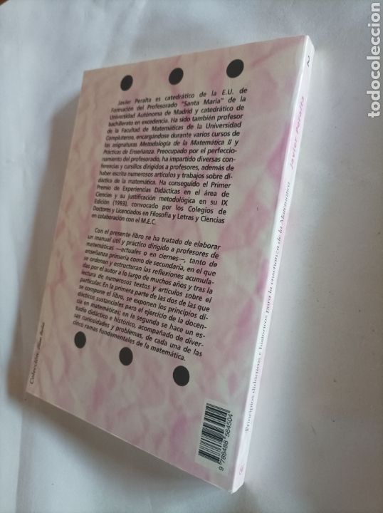 Libros de segunda mano de ciencias: Principios did&aacute;cticos e hist&oacute;ricos para la ense&ntilde;anza de la matem&aacute;tica / Javier Peralta - Foto 3