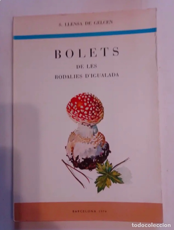 Libros de segunda mano: BOLETS (LIBRO)/SETAS de los alrededores de Igualada. A&ntilde;o 1970 - Foto 1