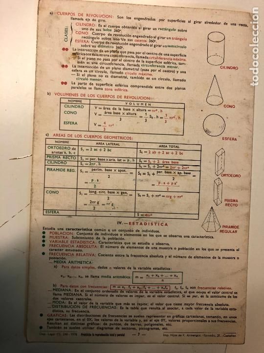 Libros de segunda mano de ciencias: Gu&iacute;a del alumno. 7 EGB. Matem&aacute;ticas.1978 - Foto 8