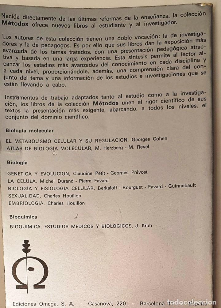 Libros de segunda mano: EMBRIOLOGIA. CHARLES HOUILLON. OMEGA 1973. - Foto 2