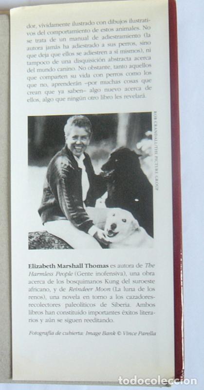 Libros de segunda mano: LA VIDA OCULTA DE LOS PERROS - ELIZABETH MARSHALL THOMAS - Foto 3