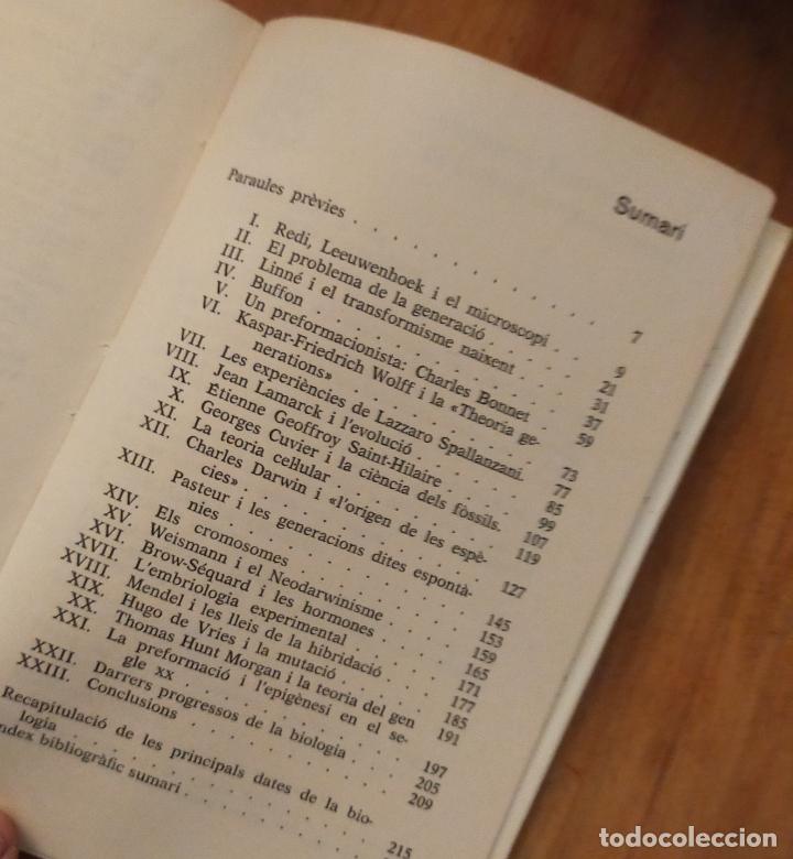 Libros de segunda mano: INTRODUCCI&Oacute; A LA HIST&Ograve;RIA DE LA BIOLOGIA - CATALA - Foto 4