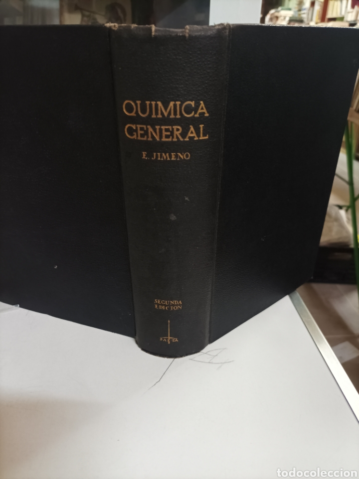 Libros de segunda mano de ciencias: QU&Iacute;MICA GENERAL 2 EDICI&Oacute;N . EMILIO JIMENO 1944 - Foto 1
