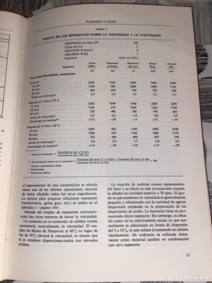 Libros de segunda mano de ciencias: L&aacute;tex de neopreno. John C. Carl - Foto 2