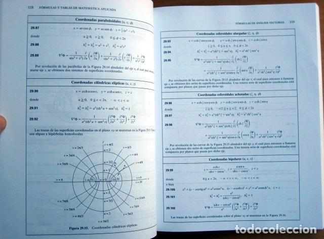 Libros de segunda mano de ciencias: Manuales Schaum, F&oacute;rmulas y tablas de matem&aacute;tica aplicada - Foto 3