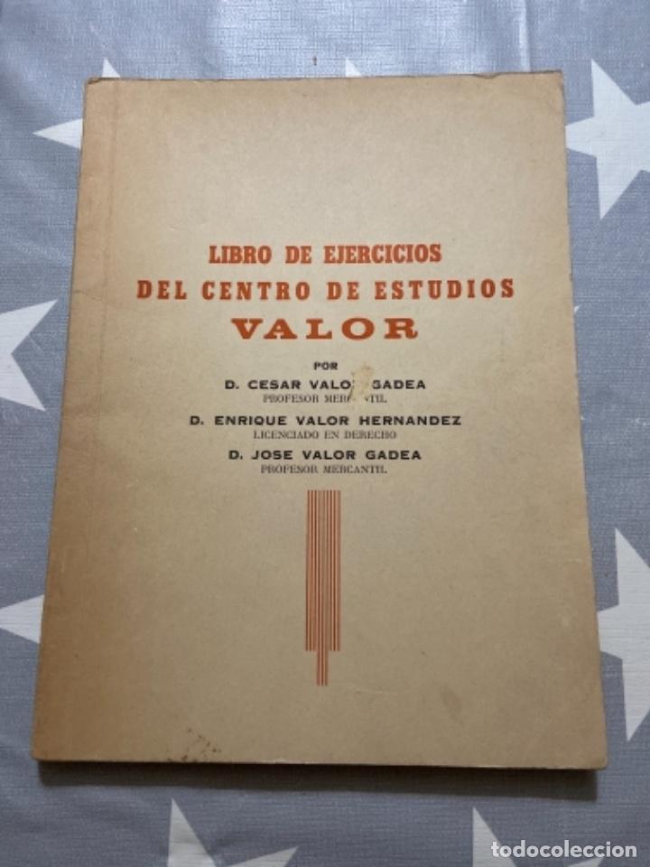 Libros de segunda mano de ciencias: Libro de ejercicios del centro de estudios valor. - Foto 1