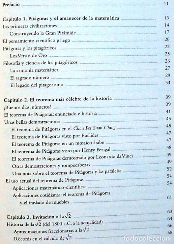 Libros de segunda mano de ciencias: LA SECTA DE LOS N&Uacute;MEROS - EL TEOREMA DE PIT&Aacute;GORAS - RBA 2011 - VER INDICE - Foto 2