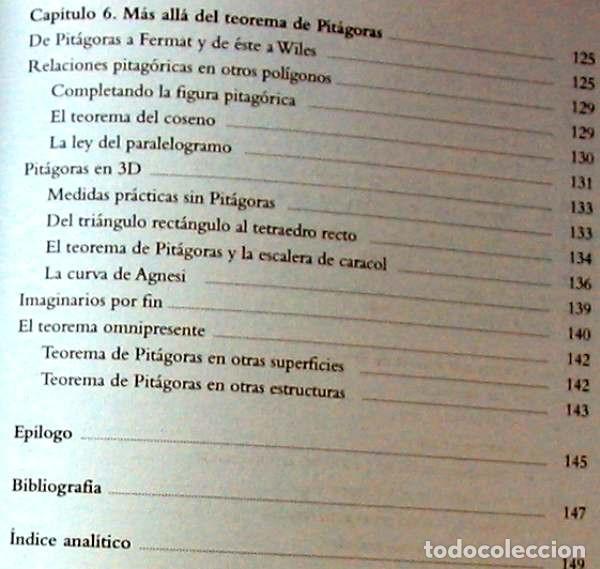 Libros de segunda mano de ciencias: LA SECTA DE LOS N&Uacute;MEROS - EL TEOREMA DE PIT&Aacute;GORAS - RBA 2011 - VER INDICE - Foto 4
