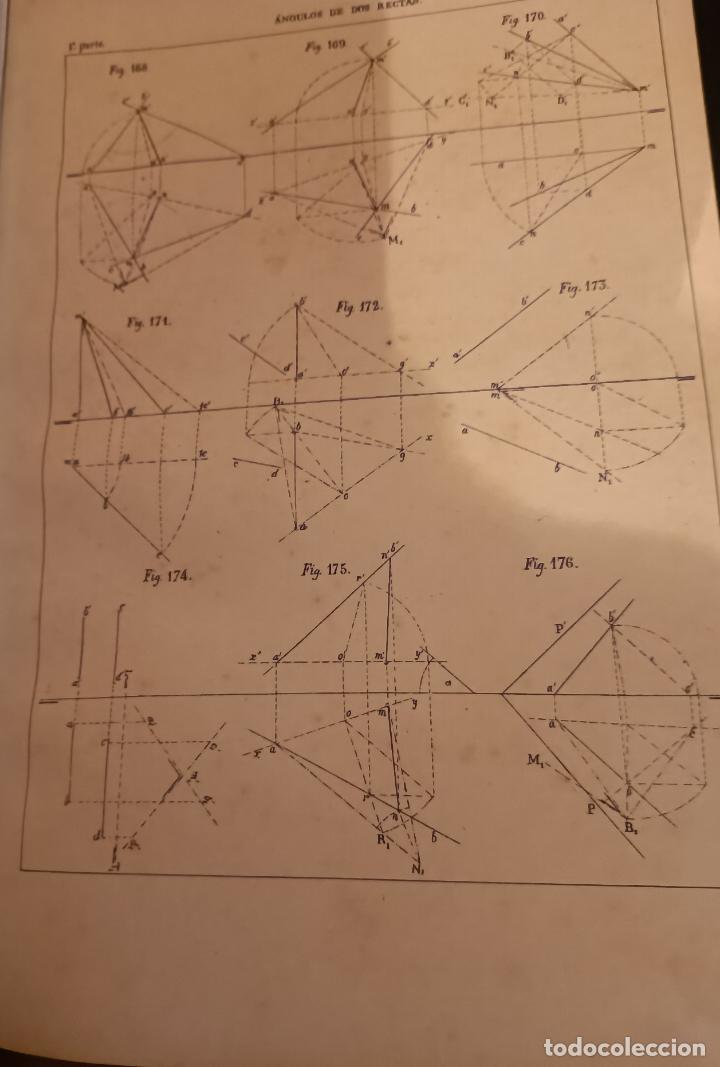 Libros de segunda mano de ciencias: GEOMETRIA DESCRIPTIVA 2 TOMOS TEXTO Y LAMINAS JOSE A ELIZALDE - Foto 2
