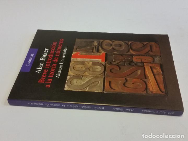 Libros de segunda mano de ciencias: 1986 - ALAN BAKER - Breve introducci&oacute;n a la teor&iacute;a de n&uacute;meros. - Foto 1