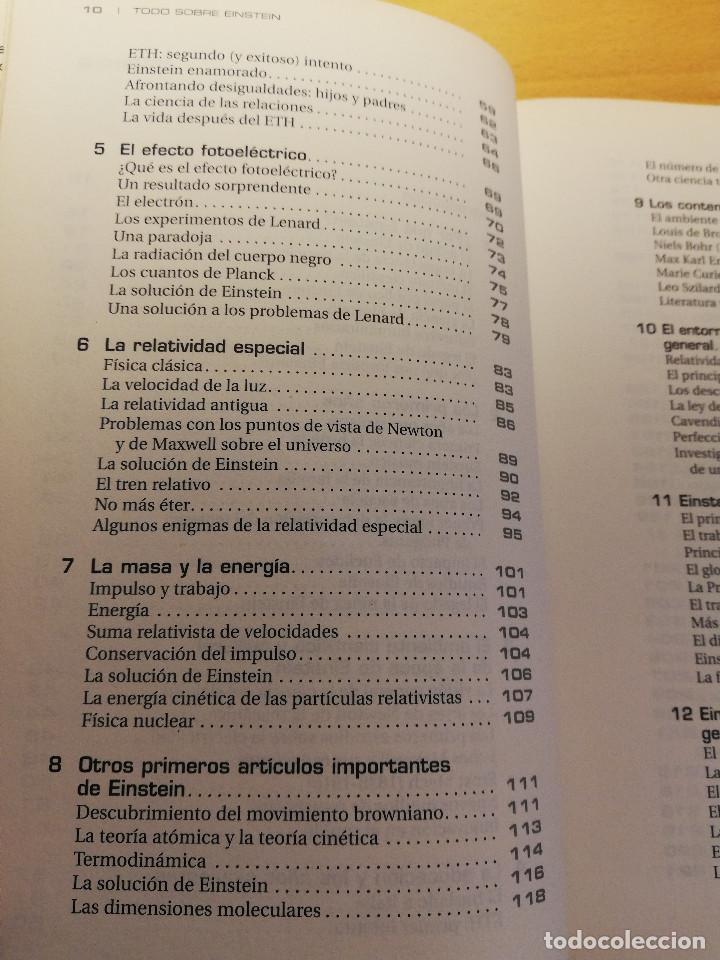 Libros de segunda mano de ciencias: TODO SOBRE EINSTEIN (CYNTHIA PHILLIPS / SHANA PRIWER) - Foto 4