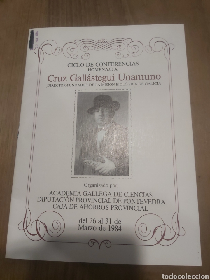 Libros de segunda mano: CRUZ GALLASTEGUI UNAMUNO CONFERENCIAS 1984 ACADEMIA GALLEGA CIENCIAS