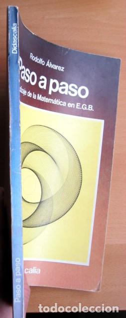 Libros de segunda mano de ciencias: Paso a paso: aprendizaje de la matem&aacute;tica en E.G.B, de Rodolfo &Aacute;lvarez - Foto 2