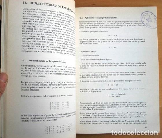 Libros de segunda mano de ciencias: Paso a paso: aprendizaje de la matem&aacute;tica en E.G.B, de Rodolfo &Aacute;lvarez - Foto 3