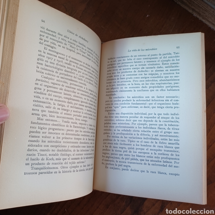 Libros de segunda mano: LA VIDA DE LOS MICROBIOS 1945 ULRICO DE AICHELBURG - Foto 6