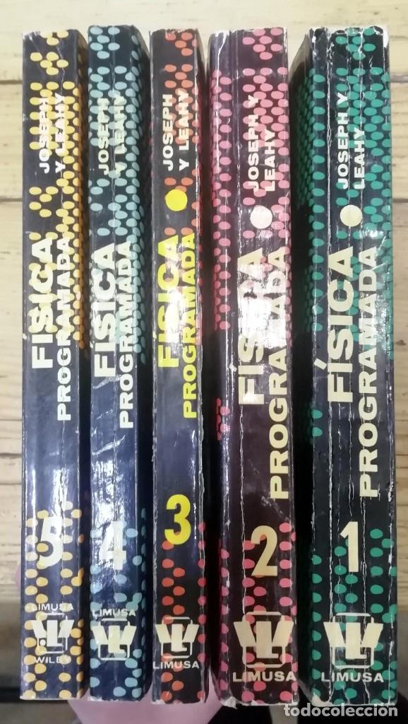 Libros de segunda mano de ciencias: F&iacute;sica programada, de Joseph y Leahy, 5 tomos, del 1 al 5 - Foto 2