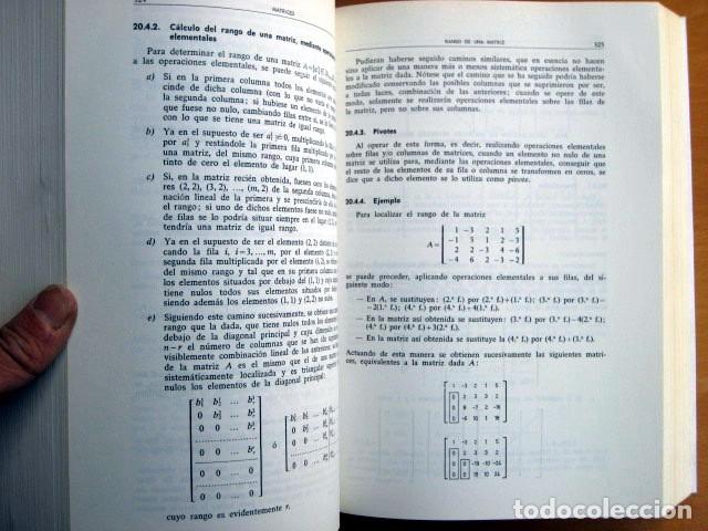 Libros de segunda mano de ciencias: Curso de &aacute;lgebra y geometr&iacute;a, de J. de Burgos - Foto 3