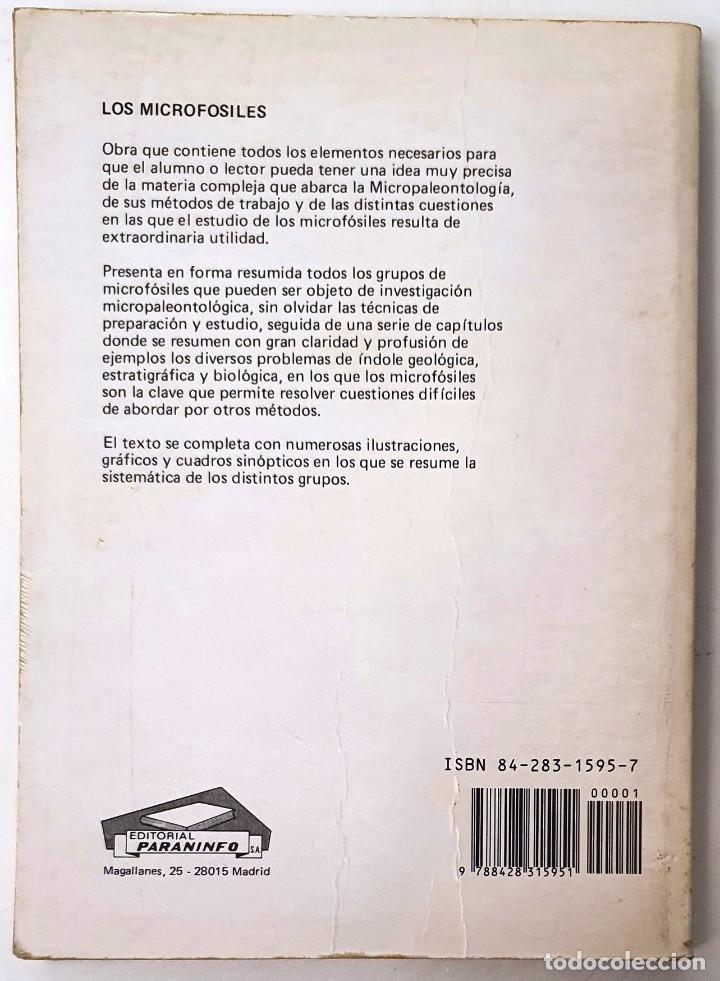 Libros de segunda mano: LOS MICROFOSILES. GERARD BIGNOT. PARANINFO 1988. 284 PAGINAS. - Foto 2