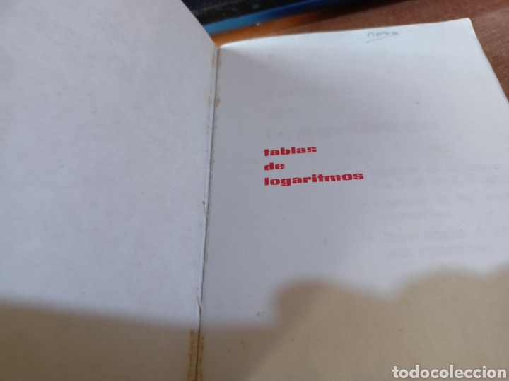 Libros de segunda mano de ciencias: Tablas de logaritmos - Editorial Bru&ntilde;o 1973 - Foto 3