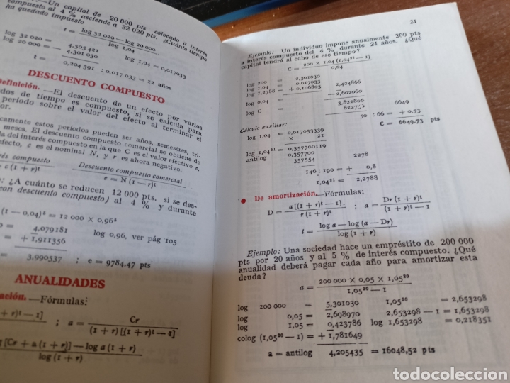 Libros de segunda mano de ciencias: Tablas de logaritmos - Editorial Bru&ntilde;o 1973 - Foto 6