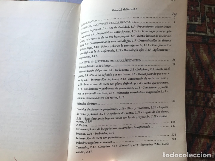 Libros de segunda mano de ciencias: Geometr&iacute;a descriptiva y sus aplicaciones. J. P&eacute;rez S&aacute;ez - Foto 4