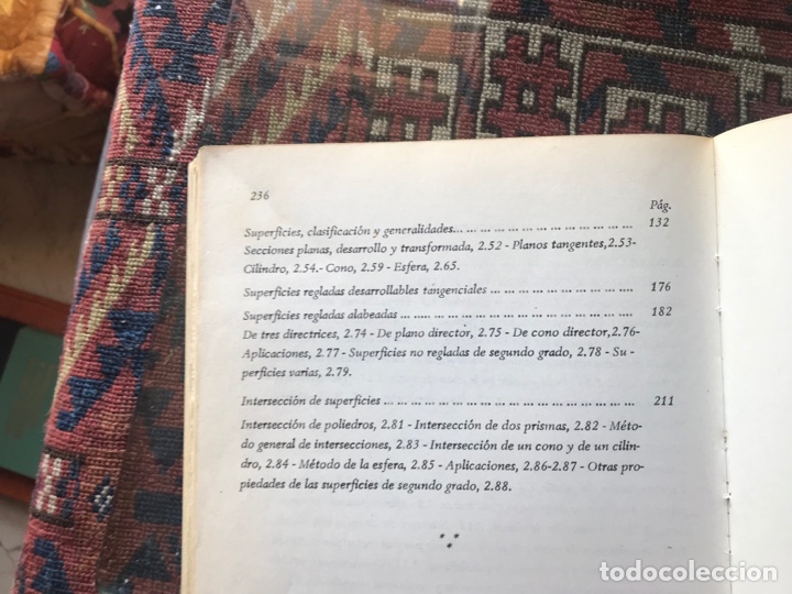 Libros de segunda mano de ciencias: Geometr&iacute;a descriptiva y sus aplicaciones. J. P&eacute;rez S&aacute;ez - Foto 5
