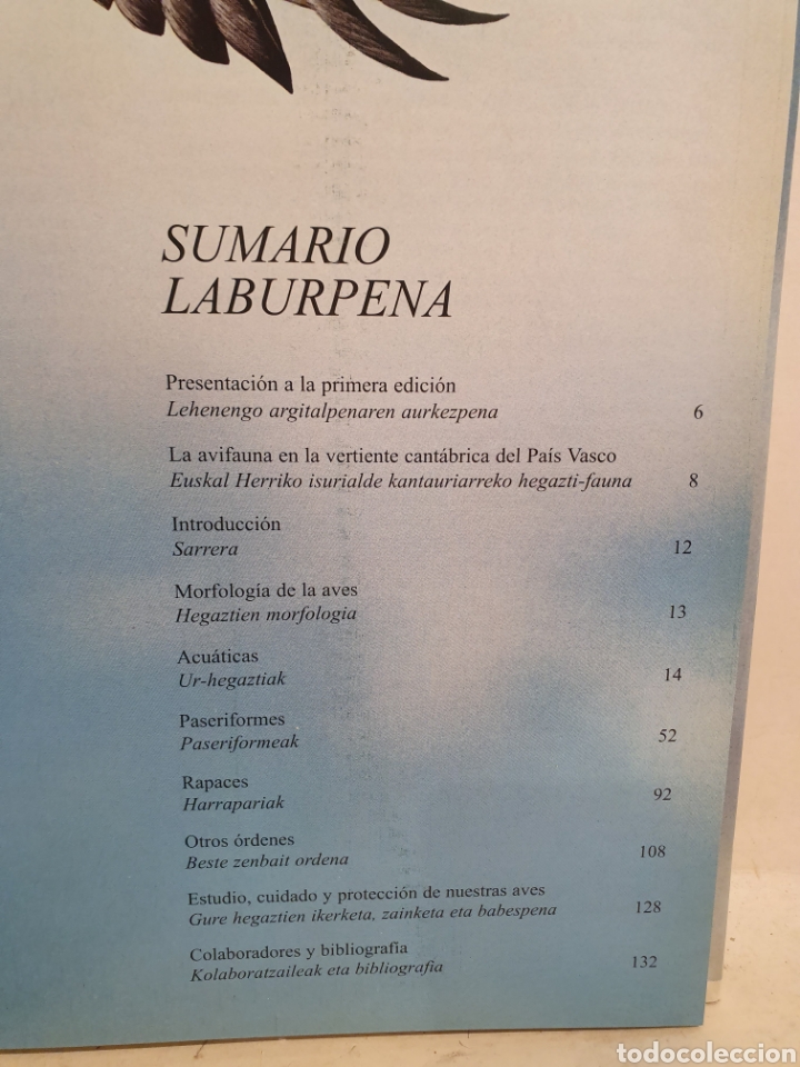 Libros de segunda mano: GURE HEGASTIAK. NUESTRAS AVES. PETRONOR, 3&deg;EDICI&Oacute;N A&Ntilde;O 2000 - Foto 6