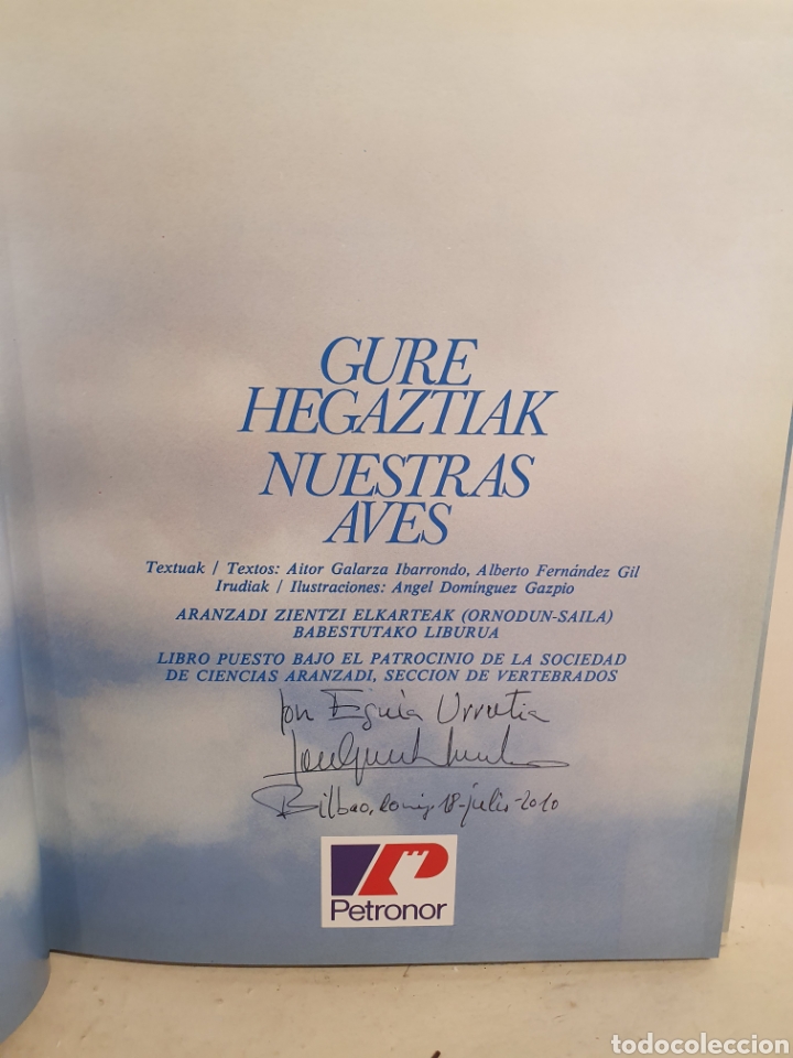 Libros de segunda mano: GURE HEGASTIAK. NUESTRAS AVES. PETRONOR, 3&deg;EDICI&Oacute;N A&Ntilde;O 2000 - Foto 8
