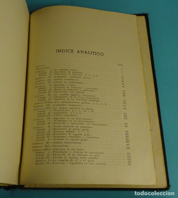 Libros de segunda mano de ciencias: &Aacute;LGEBRA PR&Aacute;CTICA. CARLOS MATAIX ARACIL - Foto 4