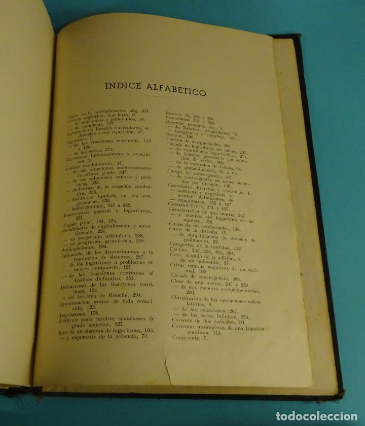 Libros de segunda mano de ciencias: &Aacute;LGEBRA PR&Aacute;CTICA. CARLOS MATAIX ARACIL - Foto 5