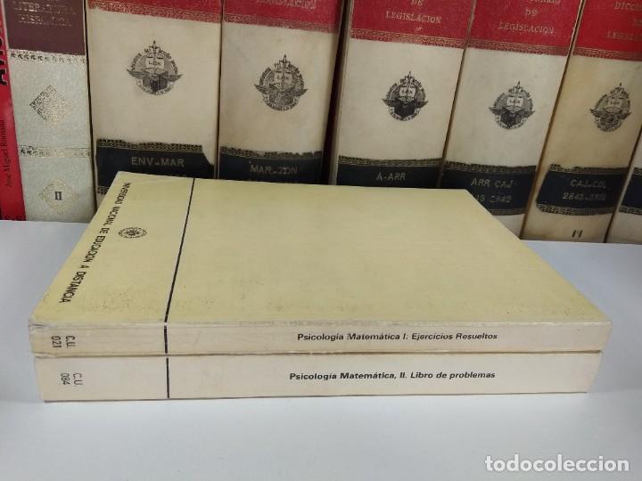 Libros de segunda mano de ciencias: PSICOLOG&Iacute;A MATEM&Aacute;TICA I-II: I: Ejercicios resueltos / II: Libro de problemas. - Foto 2