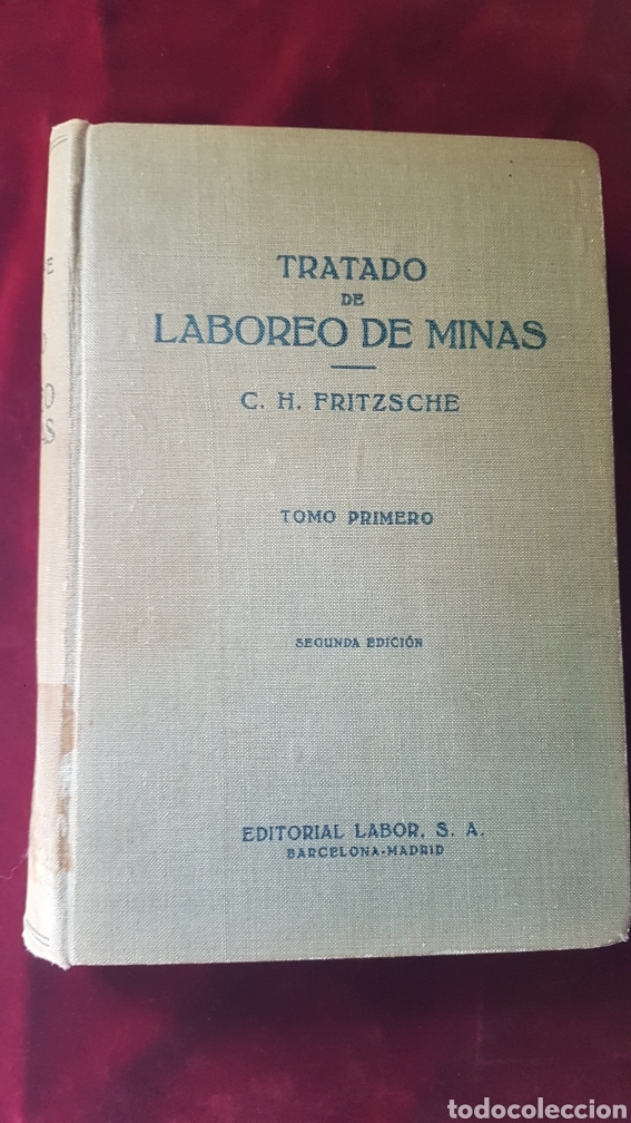 Libros de segunda mano: Libro tratado laboreo de minas 1961 - Foto 1