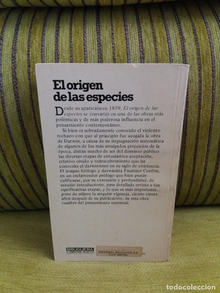 Libros de segunda mano: EL ORIGEN DE LAS ESPECIES - Foto 3