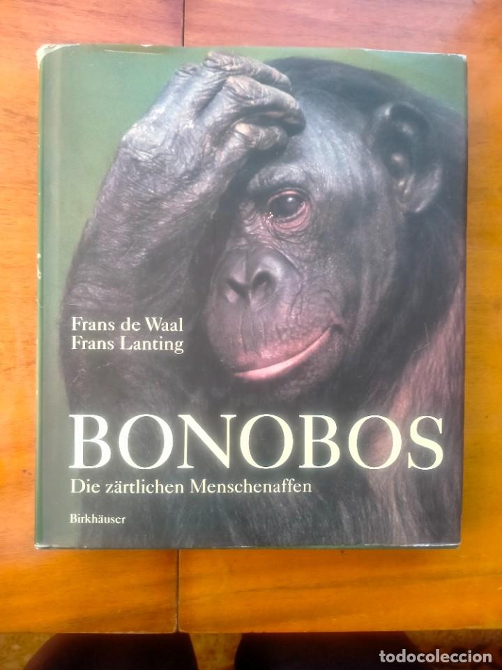 Libros de segunda mano: Bonobos. Frans de Waal. Photos Frans Lanting - Foto 1