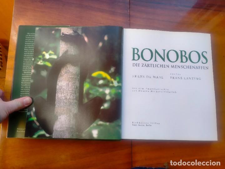 Libros de segunda mano: Bonobos. Frans de Waal. Photos Frans Lanting - Foto 2