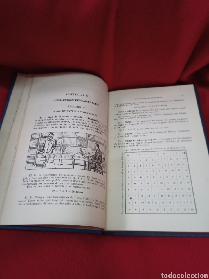 Libros de segunda mano de ciencias: Libro Lecciones Aritm&eacute;tica Comercio y Geometr&iacute;a.Editorial H.M.E. Buenos Aires. - Foto 4