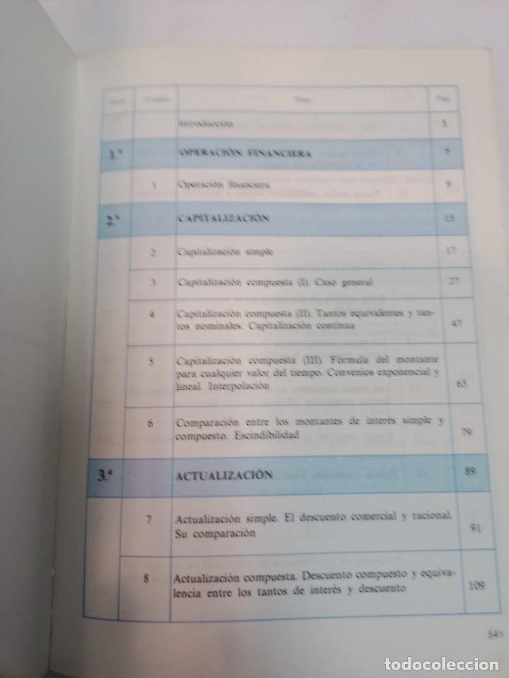Libros de segunda mano de ciencias: Matem&aacute;tica financiera SA7670 - Foto 2