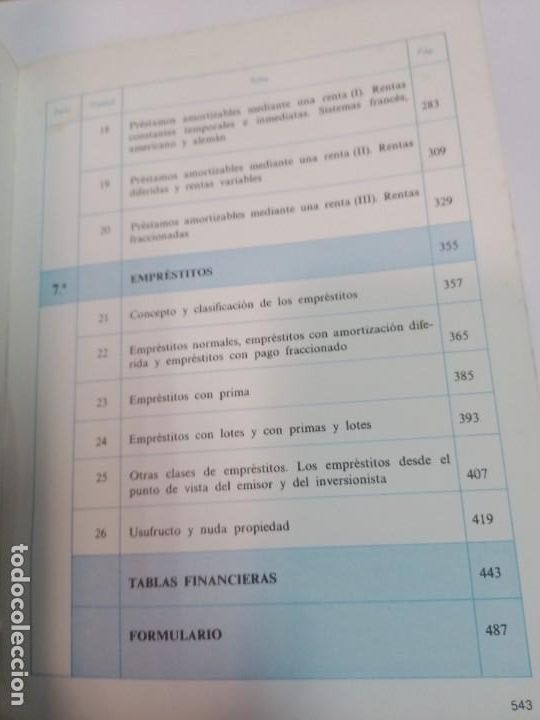 Libros de segunda mano de ciencias: Matem&aacute;tica financiera SA7670 - Foto 4