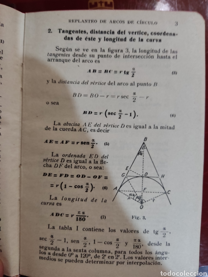 Libros de segunda mano de ciencias: Replanteo de curvas - Foto 3